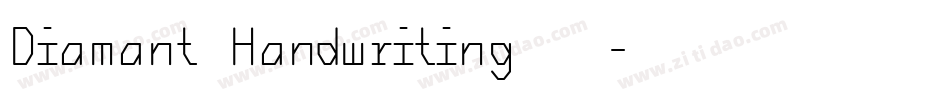 Diamant Handwriting手机版字体转换